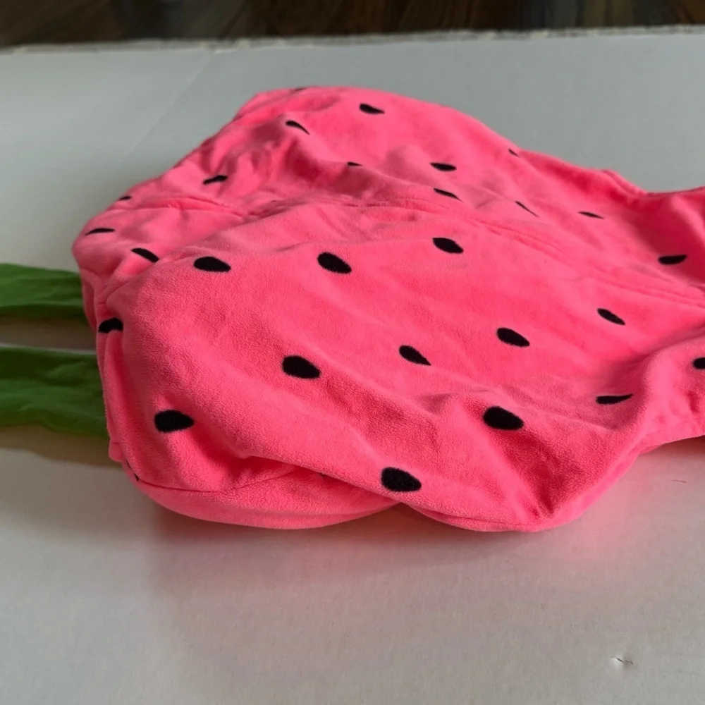 Carter's Pink and Green Bodysuit with Hood - Picture 7 of 11
